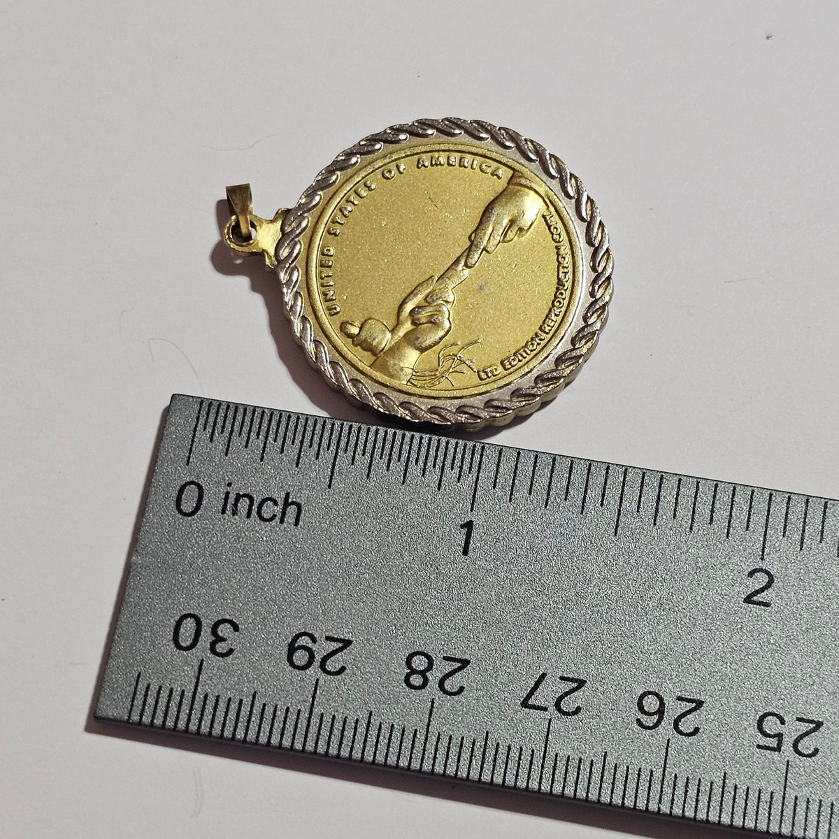 Replica 2011 American Indian Relief Council Coin Pendant