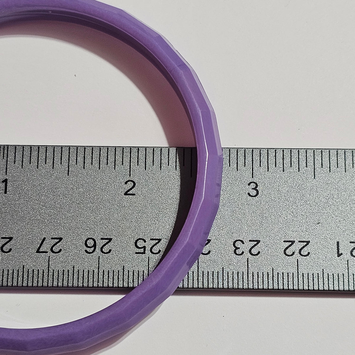 Set of 3 Purple Acrylic Textured Bangle Bracelets Vintage 90s