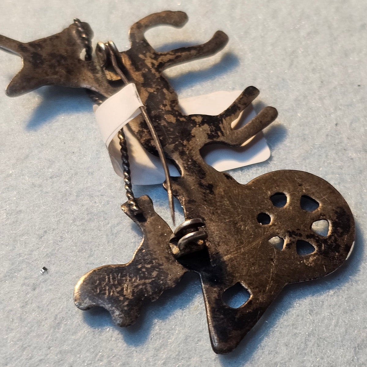 Sterling Silver Horse and Buggy Western Vintage Brooch