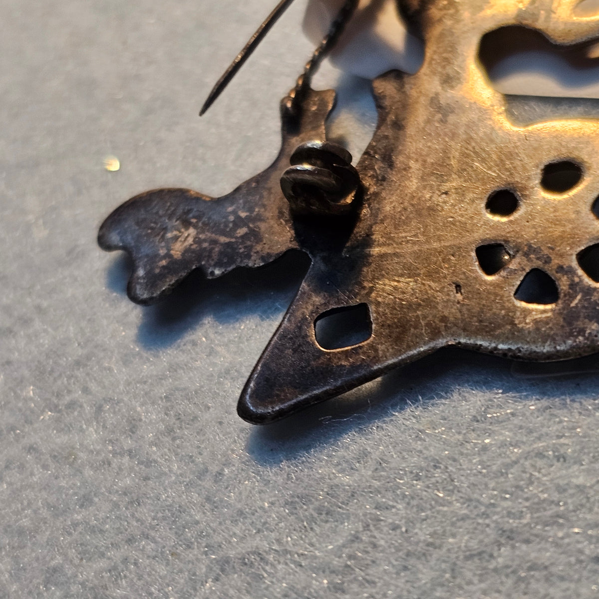 Sterling Silver Horse and Buggy Western Vintage Brooch
