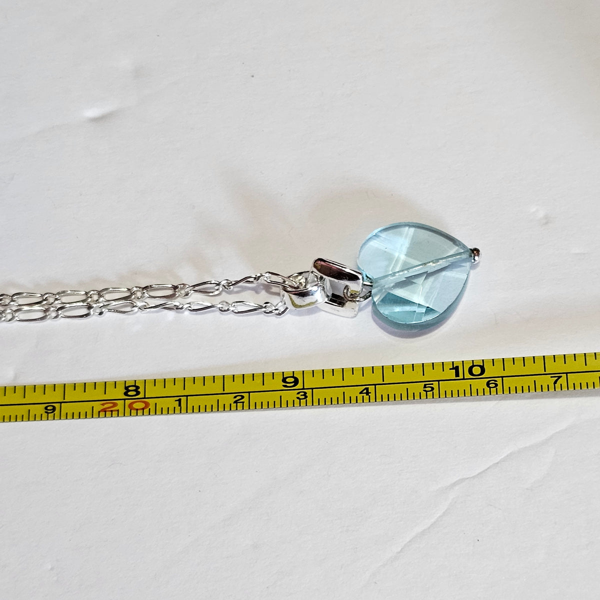 Ice Blue Clear Crystal Silver-tone Necklace Anne Klein Vintage