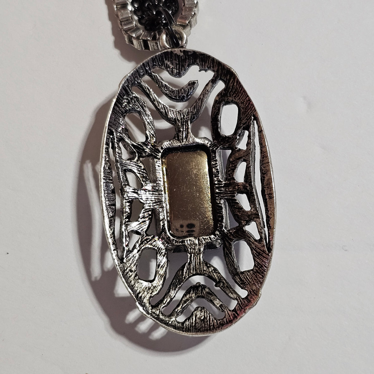Gorgeous Vintage Style Goth Pendant Chain Necklace Dark Romance