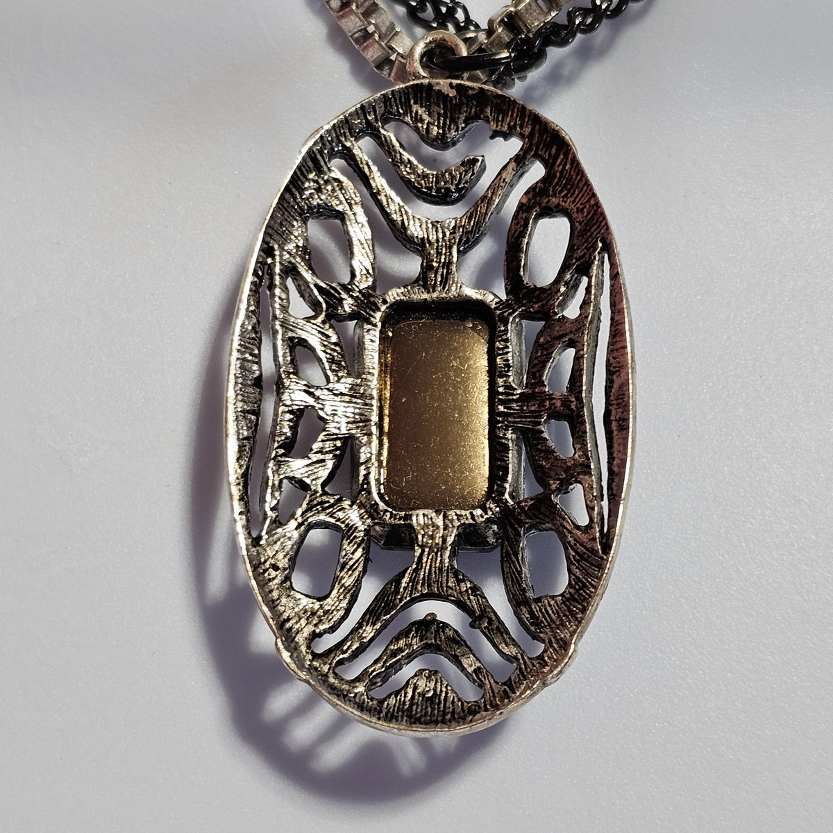 Gorgeous Vintage Style Goth Pendant Chain Necklace Dark Romance
