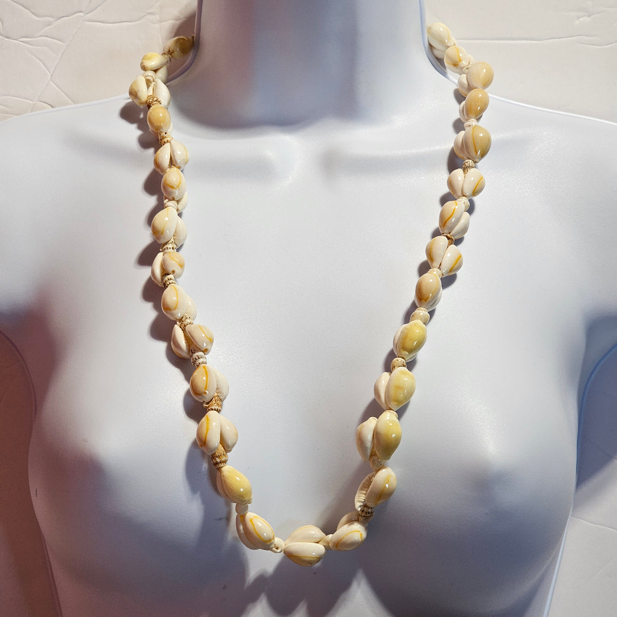 Authentic Hawaiian Puka Shell Stranded Necklace Beachy