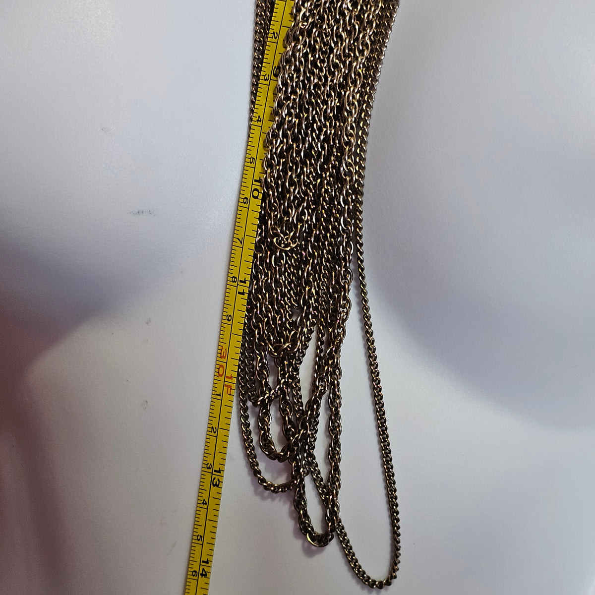 Punk Multi-strand Layered Chain Necklace Statement Vintage