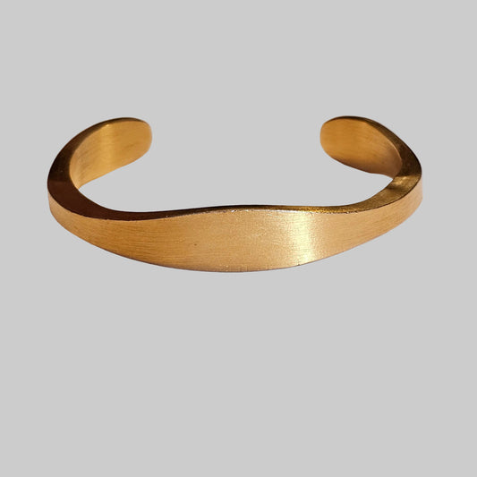 Vintage SPEIDEL USA  Jewelry Bracelet SIGNED Cuff Bangle Gold Tone Womens 6.5 In
