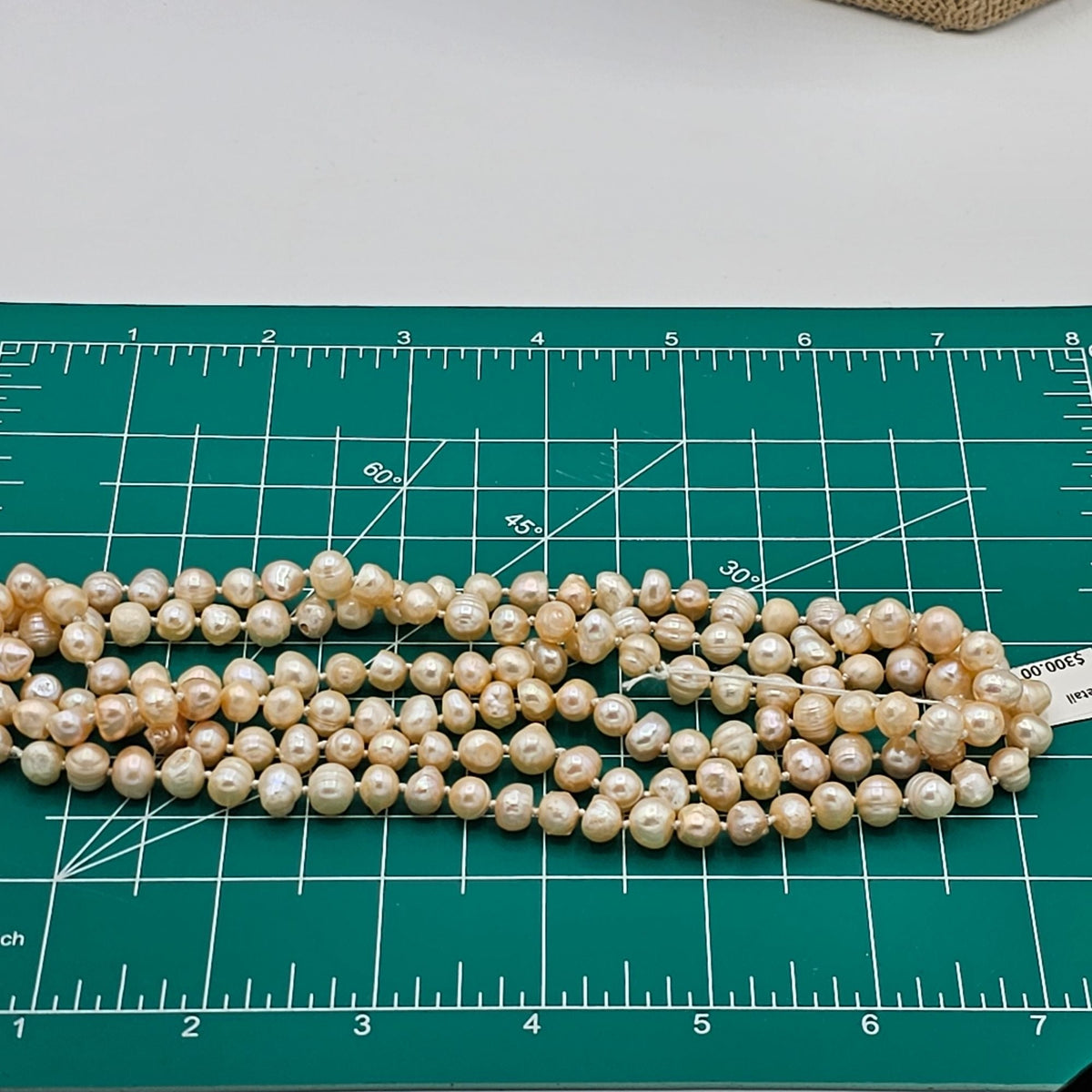 Beautiful Pink Girly Genuine Hand Knotted Pearl's Vintage Retail 300.00 Coquette