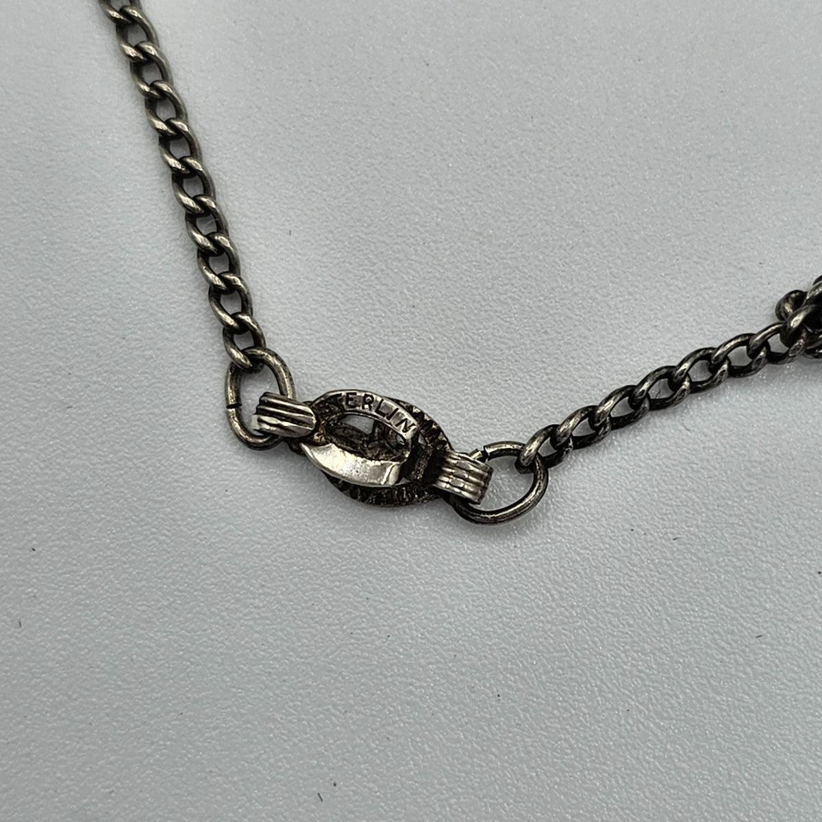 Sterling Silver Matching Hawaiian Puka Cowrie Shell Necklace and Bracelet Vintage