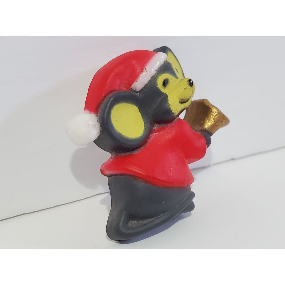 Vintage Holiday Cute Mouse Brooch Pin Christmas Holiday