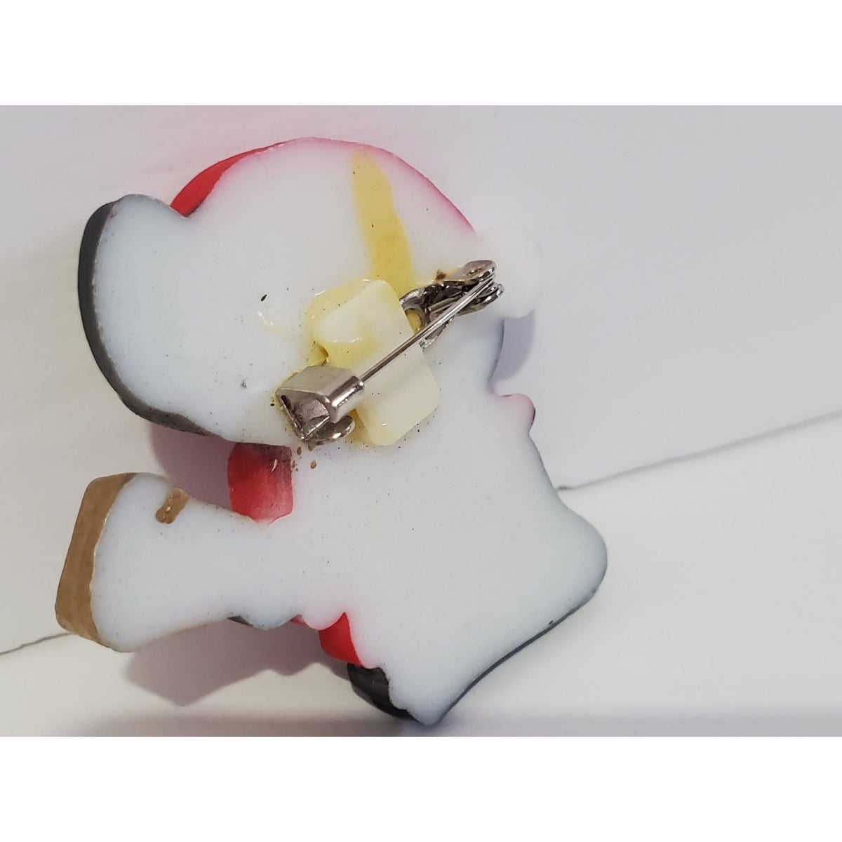 Vintage Holiday Cute Mouse Brooch Pin Christmas Holiday